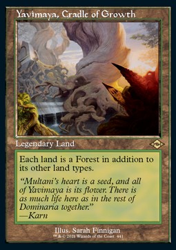 Yavimaya Cradle of Growth (V.1) - Modern Horizons 2 Extras 