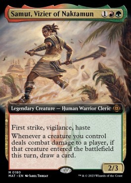 Samut Vizier of Naktamun (V.3) - March of the Machine The Aftermath Extras 