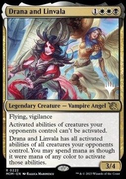 Drana and Linvala (V.2) - March of the Machine Promos 