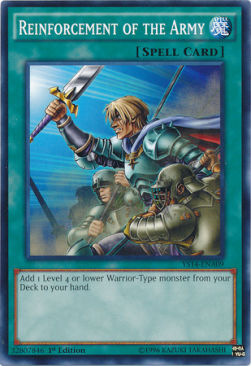 Reinforcement of the Army 