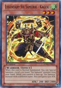Legendary Six Samurai - Kageki 
