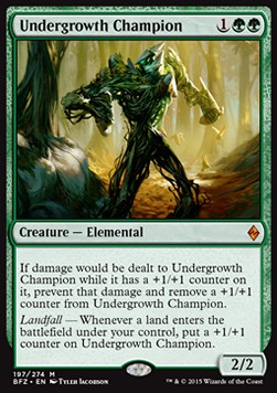 Undergrowth Champion - Battle for Zendikar 