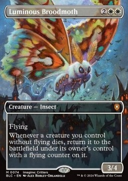 Luminous Broodmoth - Commander Bloomburrow Extras 