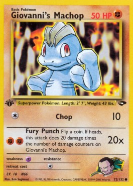 Giovanni's Machop 