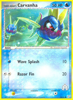 Team Aqua's Carvanha (Water Splash) 