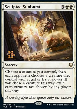 Sculpted Sunburst - Commander Legends Battle for Baldurs Gate Promos 