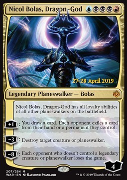 Nicol Bolas Dragon God - War of the Spark Extras 