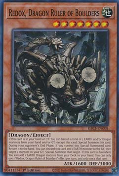Redox Dragon Ruler of Boulders (V.1 Super Rare) 