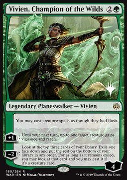 Vivien Champion of the Wilds - Throne of Eldraine Promos 