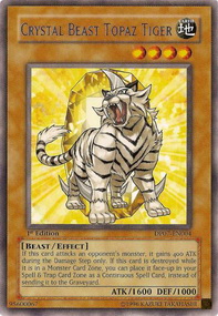 Crystal Beast Topaz Tiger 