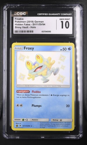 Froakie - HIF 11 - German - CGC 10 