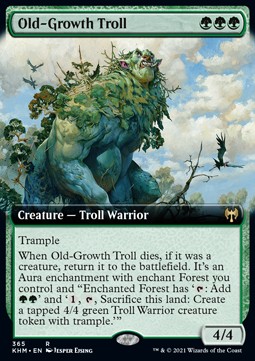 Old Growth Troll - Kaldheim Extras 