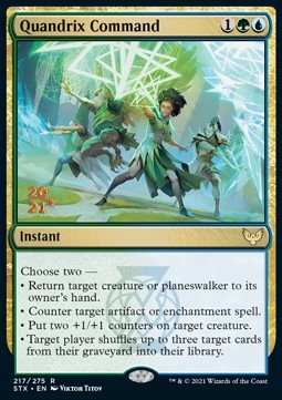 Quandrix Command (V.1) - Strixhaven School of Mages Promos 