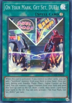 On Your Mark, Get Set, DUEL! 