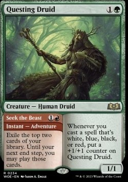 Questing Druid Seek the Beast - Wilds of Eldraine 