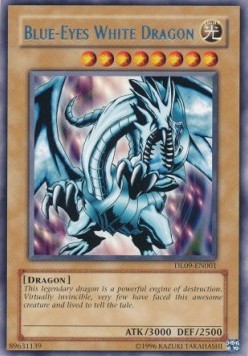 Blue-Eyes White Dragon (V.4 - Rare) 