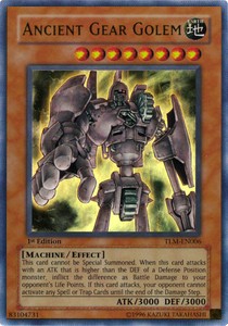 Ancient Gear Golem (V.1 - Ultra Rare) 