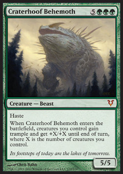 Craterhoof Behemoth - Avacyn Restored 