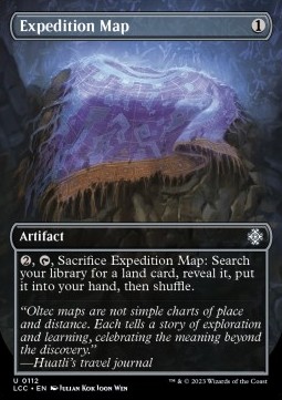 Expedition Map - Commander The Lost Caverns of Ixalan Extras 