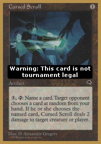 Cursed Scroll - WCD 1999 Mark Le Pine 