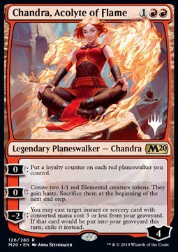 Chandra Acolyte of Flame (V.1) - Core 2020 Extras 