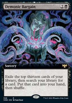 Demonic Bargain - Innistrad Crimson Vow Extras 