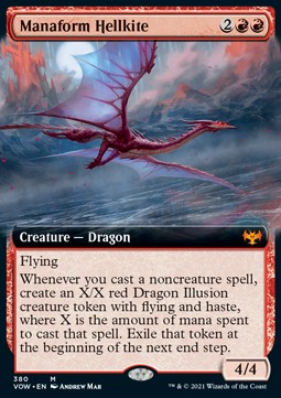 Manaform Hellkite - Innistrad Crimson Vow Extras 