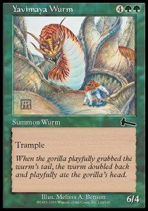 Yavimaya Wurm - Urzas Legacy 