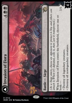Invasion of Fiora Marchesa Resolute Monarch (V.1) - March of the Machine Promos 