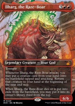 Ilharg the Raze Boar (V.2) - Ravnica Remastered Extras 