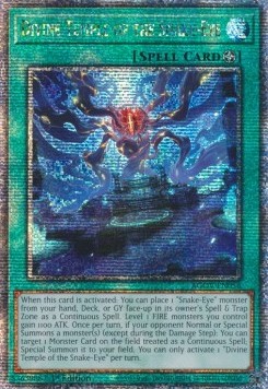 Divine Temple of the Snake Eye (V.2 Quarter Century Secret Rare) 