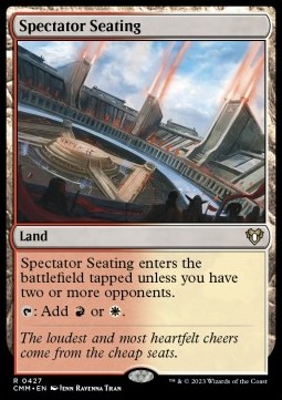 Spectator Seating - Commander Masters 