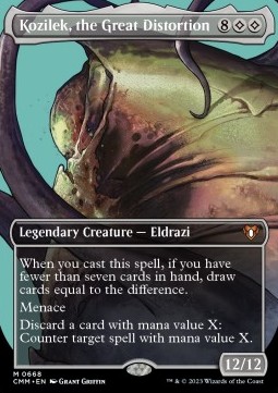 Kozilek, the Great Distortion (V.2) - Commander Masters Extras 