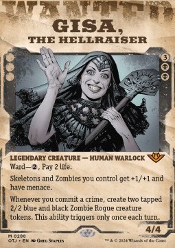 Gisa the Hellraiser - Outlaws of Thunder Junction Extras 