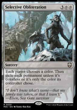 Selective Obliteration - Commander Modern Horizons 3 