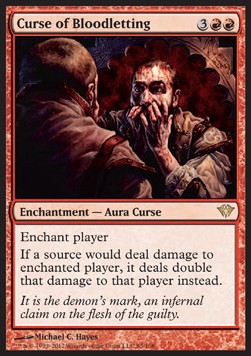 Curse of Bloodletting - Dark Ascension 