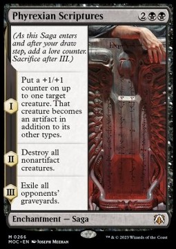 Phyrexian Scriptures - Commander March of the Machine 