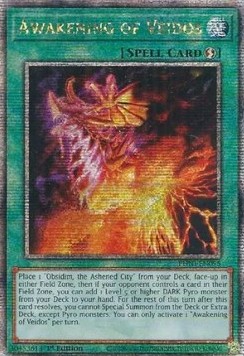 Awakening of Veidos (V.2 Quarter Century Secret Rare) 