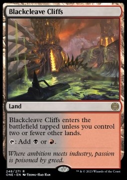 Blackcleave Cliffs - Phyrexia All Will Be One 