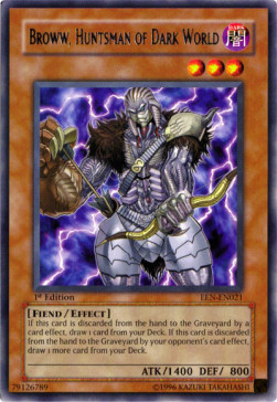 Broww, Huntsman of Dark World (V.1 - Rare) 