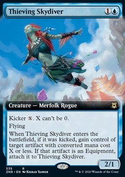 Thieving Skydiver - Zendikar Rising Extras 