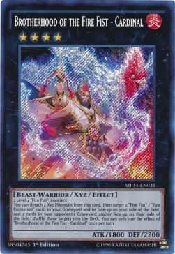 Brotherhood of the Fire Fist - Cardinal 