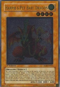 Harpie's Pet Baby Dragon (V.2 - Ultimate Rare) 