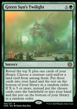 Green Suns Twilight (V.1) - Phyrexia All Will Be One Promos 