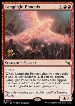 Lamplight Phoenix (V.1) - Murders at Karlov Manor Promos 