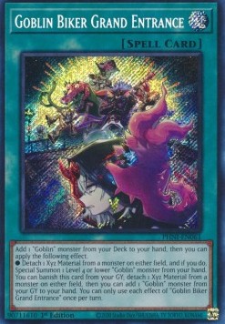 Goblin Biker Grand Entrance (V.1 Secret Rare) 