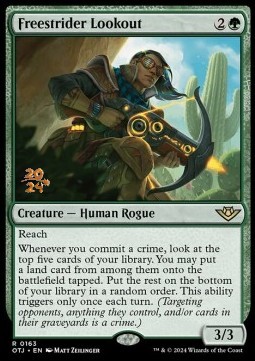 Freestrider Lookout (V.1) - Outlaws of Thunder Junction Promos 