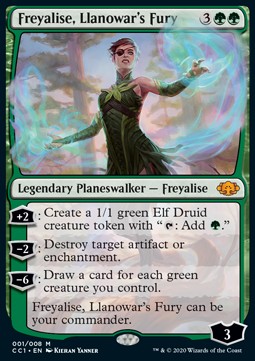 Freyalise Llanowars Fury - Commander Collection Green 