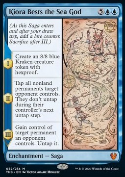 Kiora Bests the Sea God - Theros Beyond Death 