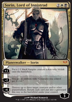 Sorin Lord of Innistrad - Dark Ascension 